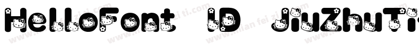 HelloFont ID JiuZhuTi字体转换